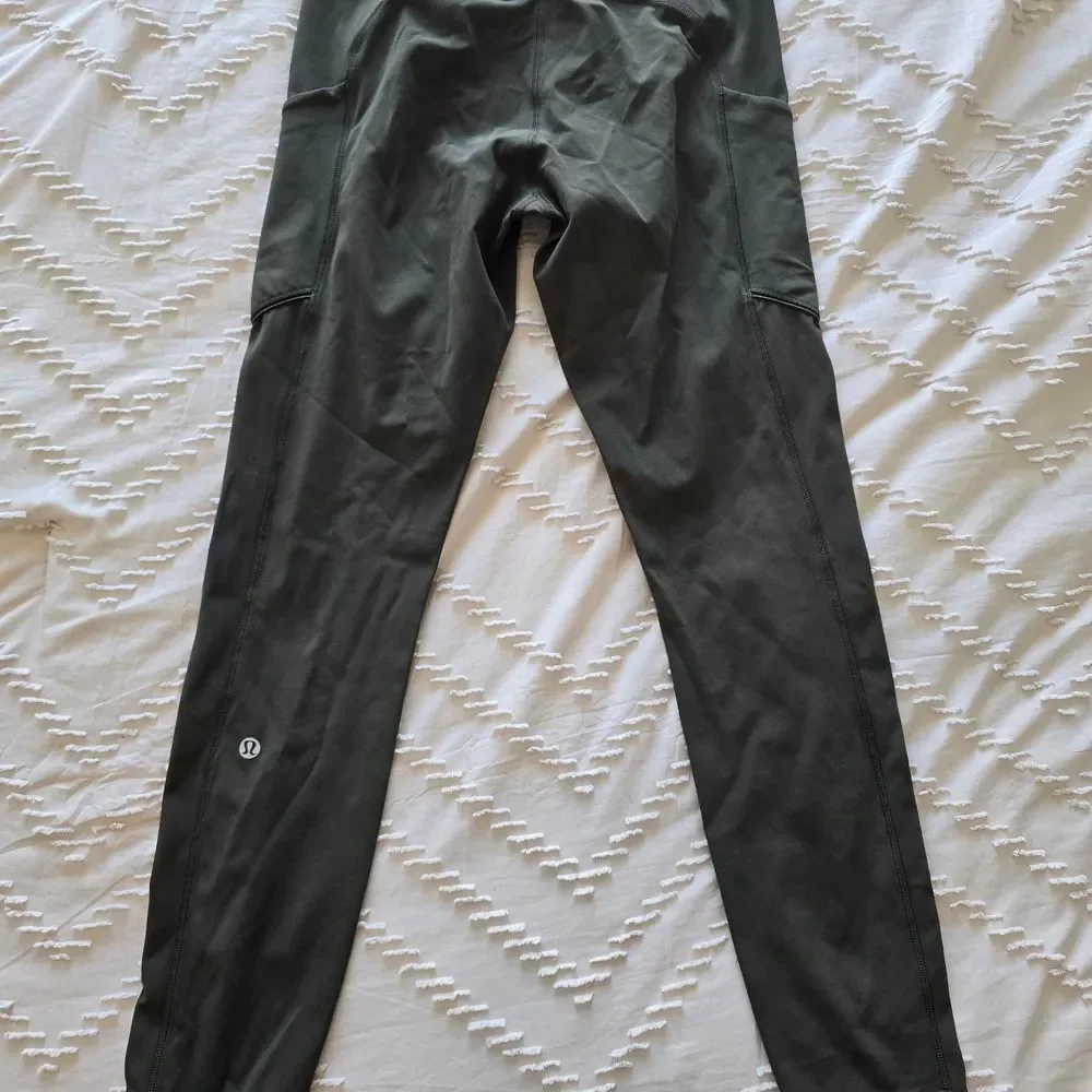 Lululemon Athletica Olive Leggings - Picture 3 of 6